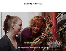 Tablet Screenshot of perfumebynature.com.au